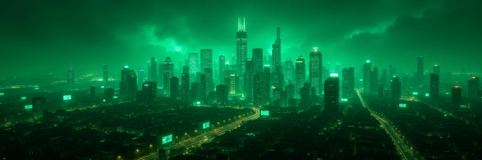 Frankfurt-Metroplex bei Nacht